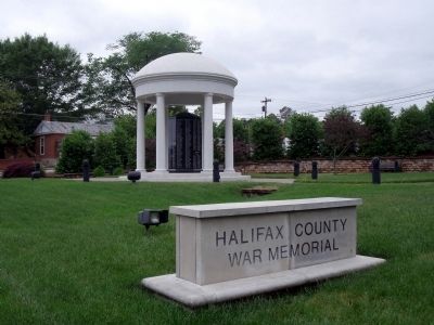 Halifax County War Memorial image. Click for full size.