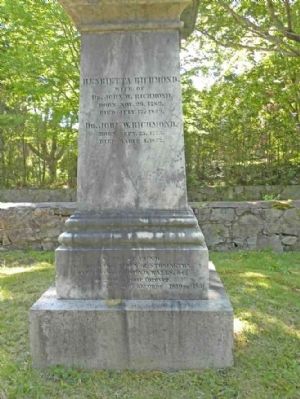 John W. Richmond Marker. Click for full size. John W. Richmond Marker image. Click for full size.