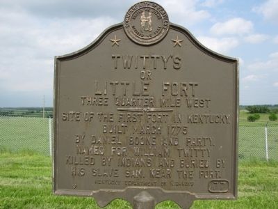 Twitty's or Little Fort Marker image. Click for full size.