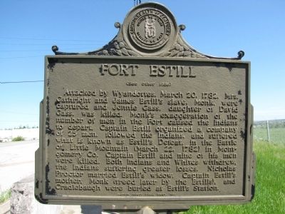 Fort Estill Marker image. Click for full size.