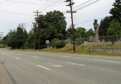 Wide view of the T. Gilbert Pearson Marker. Click for full size. Wide view of the T. Gilbert Pearson Marker image. Click for full size.