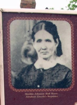 Matilda Johnston Hall Moore. Abraham Linoln's Stepsister image. Click for full size.