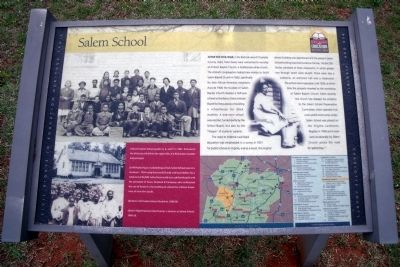 Salem School CRIEHT Marker image. Click for full size.