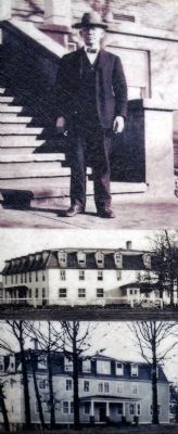 Dr. Frank W. Wilson, Vincent Hall, and Hunter Hall.. Click for full size. Dr. Frank W. Wilson, Vincent Hall, and Hunter Hall. image. Click for full size.