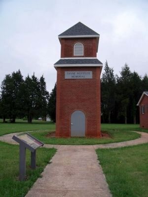 The Thyne Institute Memorial. Click for full size. The Thyne Institute Memorial image. Click for full size.