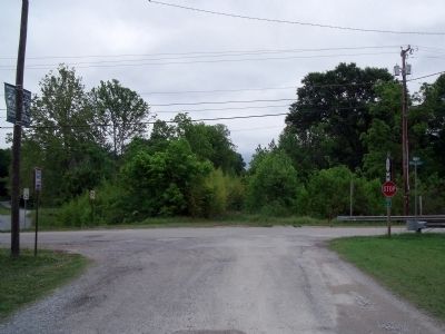 Richmond & Danville RR bed (facing north). Click for full size. Richmond & Danville RR bed (facing north) image. Click for full size.