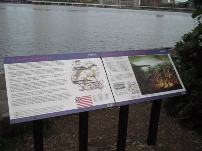 Markers on the Brooklyn Waterfront image. Click for full size.