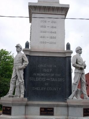 Center Front - - Soldiers and Sailors Monument image. Click for full size.