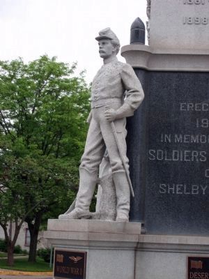 North/East Statue - Profile - - Soldiers and Sailors Monument image. Click for full size.