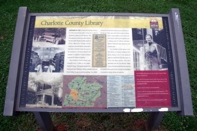 Charlotte County Library CRIEHT Marker image. Click for full size.