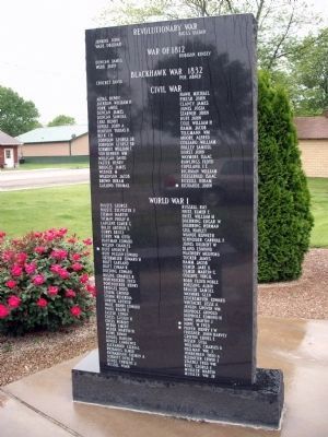 Left Panel (Front) - - Strasburg Veterans Memorial Marker image. Click for full size.