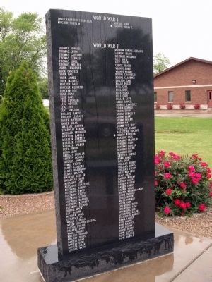 Right Panel (Front) - - Strasburg Veterans Memorial Marker image. Click for full size.