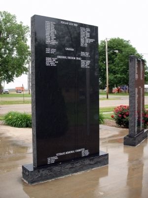 Strasburg Veterans Memorial Marker image. Click for full size.