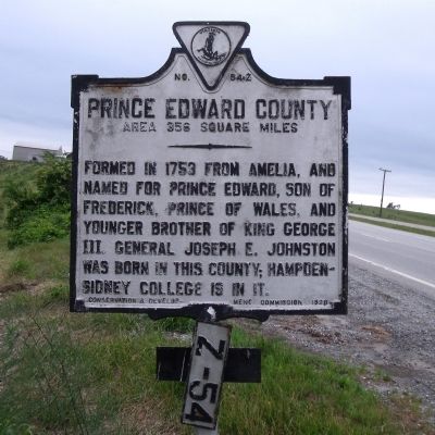 Prince Edward County Marker (obverse) image. Click for full size.
