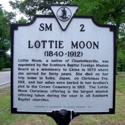 Lottie Moon Marker image. Click for full size.
