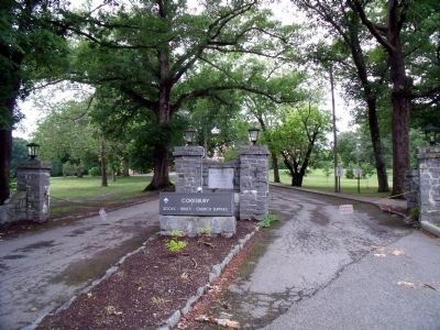Blackstone College Gate. Click for full size. Blackstone College Gate image. Click for full size.