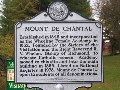 Mount de Chantal Marker. Click for full size. Mount de Chantal Marker image. Click for full size.