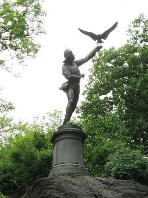 The Falconer Statue image. Click for full size.