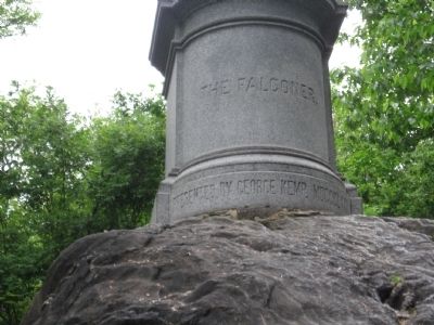 The Falconer Statue Pedestal image. Click for full size.