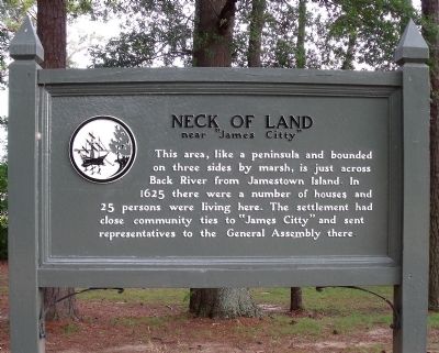 Neck of Land Marker. Click for full size. Neck of Land Marker image. Click for full size.