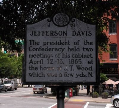 Jefferson Davis Marker. Click for full size. Jefferson Davis Marker image. Click for full size.