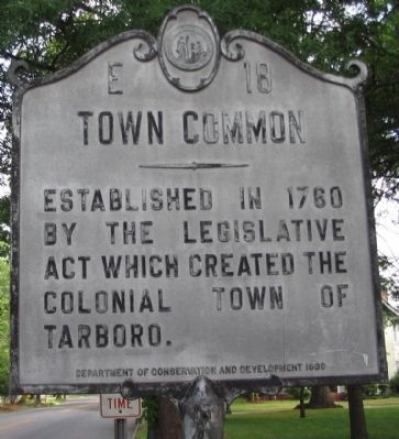 Town Common Marker image. Click for full size.
