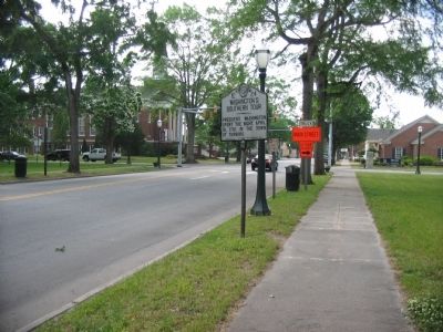 Washington's Southern Tour Marker image. Click for full size.