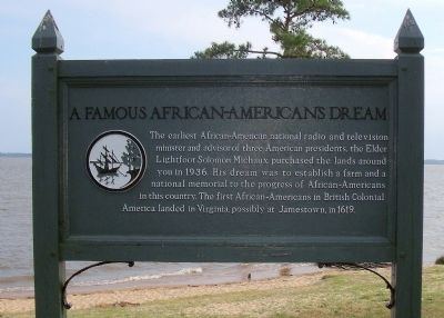 A Famous African American Dream Marker image. Click for full size.