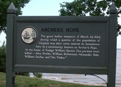 Archers Hope Marker image. Click for full size.