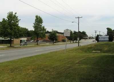 Wide view of the Greensboro O.R.D. Marker. Click for full size. Wide view of the Greensboro O.R.D. Marker image. Click for full size.