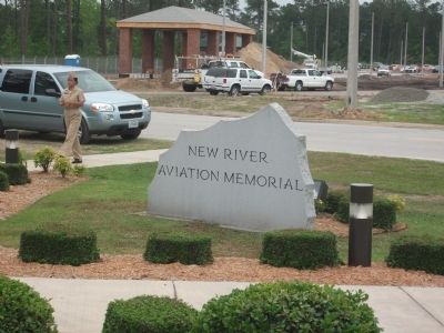 New River Aviation Memorial. Click for full size. New River Aviation Memorial image. Click for full size.