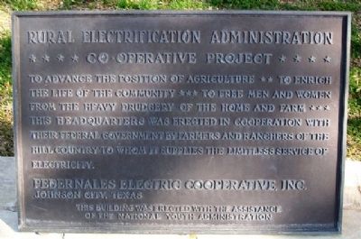 REA - PEC Cooperative Project Marker image. Click for full size.