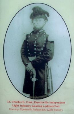 Lt Chas Cook Pic on Marker image. Click for full size.