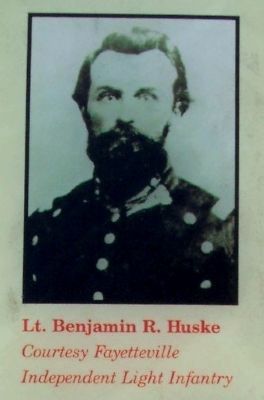 Lt. Benjamin R. Huske Pic on Marker image. Click for full size.