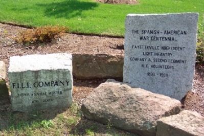Fayetteville Independent Light Infantry Company Commemorative Stones image. Click for full size.
