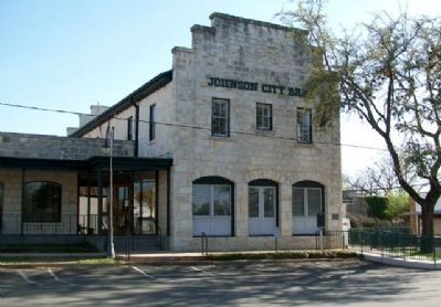 James Polk Johnson Building and Marker image. Click for full size.