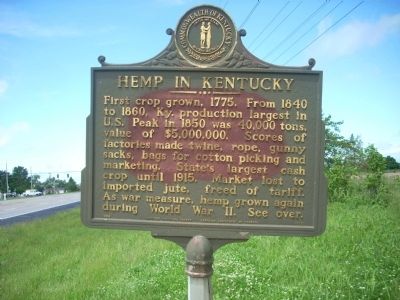 Hemp in Kentucky (Side One) image. Click for full size.