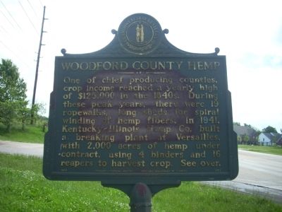 Woodford County Hemp (Side Two). Click for full size. Woodford County Hemp (Side Two) image. Click for full size.