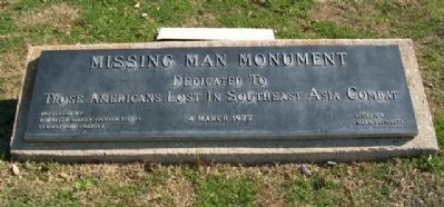 Missing Man Monument Marker image. Click for full size.