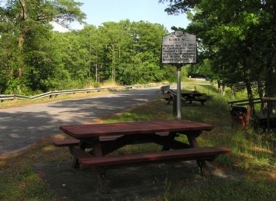 Wide view of the Boon's Mill Marker image. Click for full size.