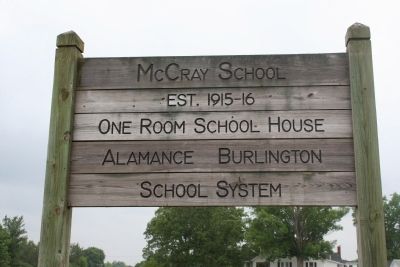 McCray School Marker image. Click for full size.