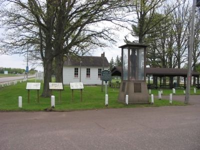 Cadotte Trading Post Site and Marker image. Click for full size.