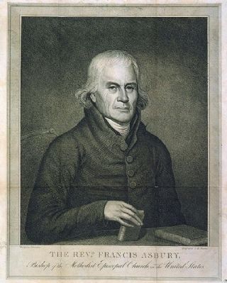 The Revd. Francis Asbury, Bishop of the Methodist Episcopal Church in the United States image. Click for full size.