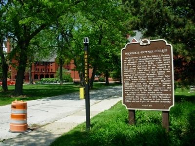 Milwaukee-Downer College Marker image. Click for full size.