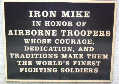 Iron Mike Marker image. Click for full size.