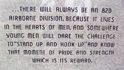 82d Airborne Division Quote image. Click for full size.