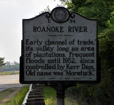Roanoke River Marker image. Click for full size.