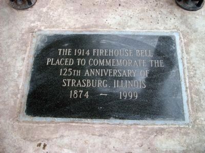 The 1914 Firehouse Bell Marker image. Click for full size.