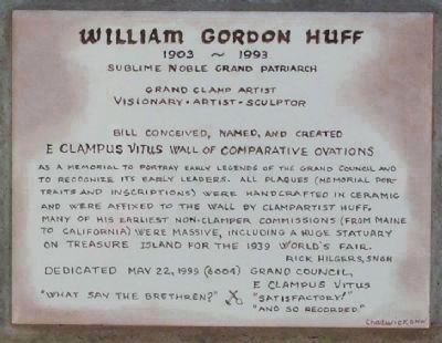 William Gordon Huff Marker image. Click for full size.