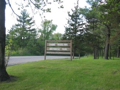 Caddie Woodlawn Historical Park Sign image. Click for full size.